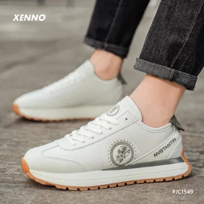 Retro Leather Sports Men’s Shoes – Lightweight and Stylish Casual Shoes